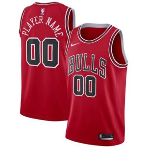 Chicago Bulls Custom Pelipaidat Punainen 2020 Icon Edition