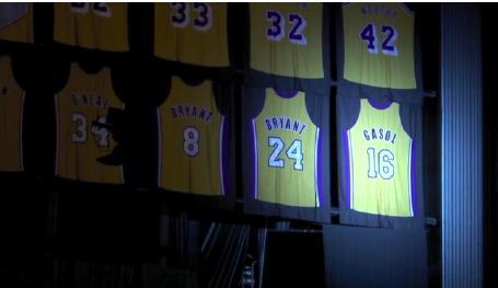 Paul Gasolin Lakers-paita virallisesti eläkkeellä